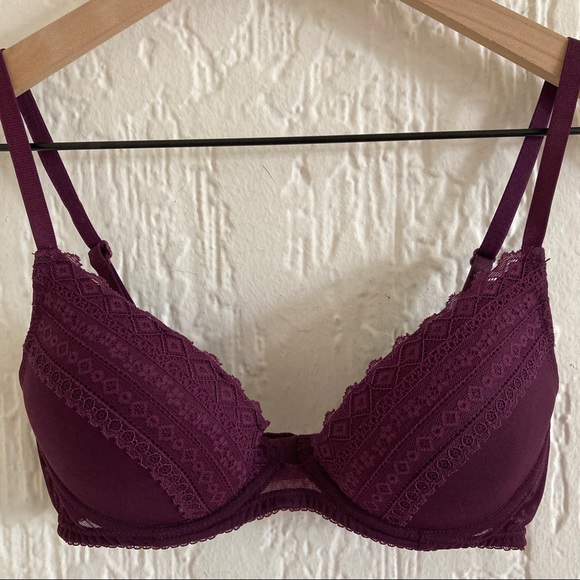 H&M Lace Push Up Bra Size 34B - Picture 2 of 9